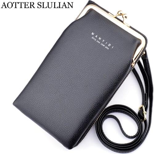 New Women Crossbody Bags Wallet Handbag Mini Purse Clutch Messenger Shoulder Straps Bag Casual Wallet Brand Cell Phone Bag Case