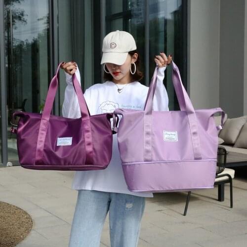 Fashion Womens Duffle Bag Trend Nylon Cabin Bags Large Capacity Waterproof Hand Luggage Summer 2021 Fitness Travel Bags