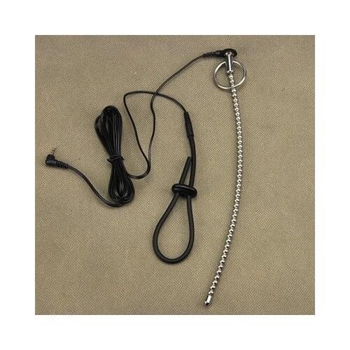 260mm Stainless Steel Urethral Catheter Sounds Rod Electro Shock Sex Toys Beaded Penis Plug Cock Ring For Men,Electric Accessory