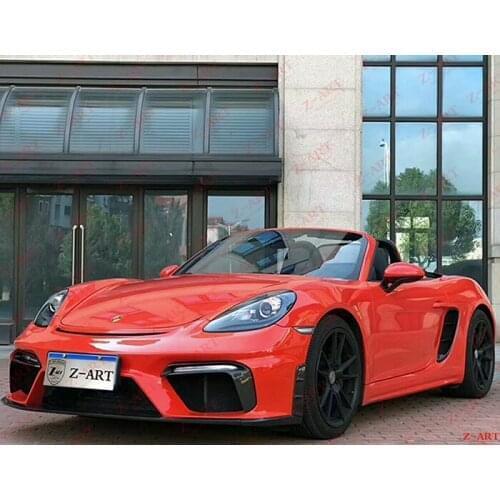 Z-ART new GT body kit for Porsche 718 Boxster Cayman 2016-2019 tuning body kit for Porsche 718 retrofit body kit car styling kit