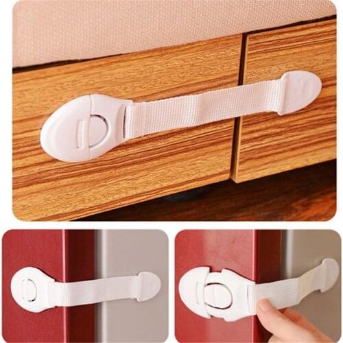 ZLinKJ 10PCS Plastic Baby baby child safety lock Protection Multipurpose Cabinet Lock Children Kids Drawer Lock