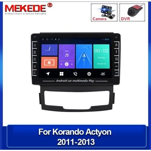 1280*720 IPS Android Car Multimedia Player For SsangYong New Actyon, Korando 2011-2013 GPS Navigation WIFI BT Radio Stereo