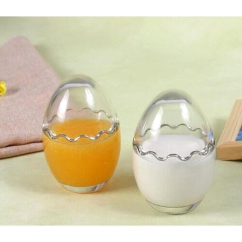 2pcs 100ml/200ml High Temperature Lead-free Milk Storage Glass Bottle Pudding Cup Yogurt Bottle Egg Shell Jelly Mold Accessoris