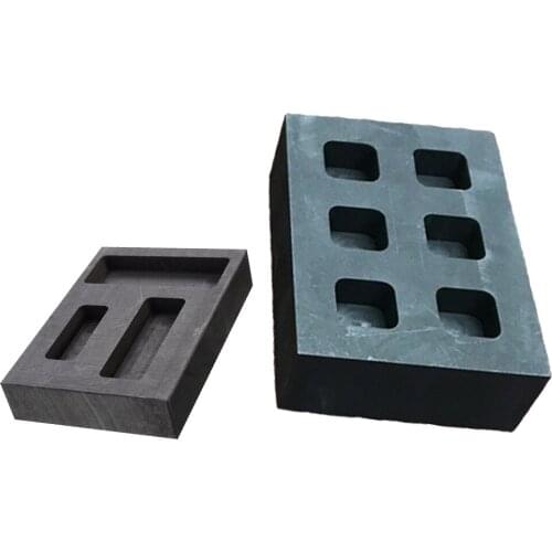 2pcs Professinal Graphite Ingot Mold Gold Silver Metal All-size 3/6 Slots