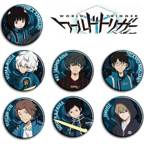 Work trigger anime badges 58 mm badge pins Metal Brooch