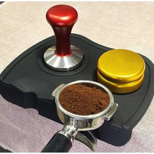 Barista Coffee Anti-skid Mat Espresso Latte Art Pen Tamping Holder Pad Coffeeware Tampers Coffee Grind Soft Silicone Mat
