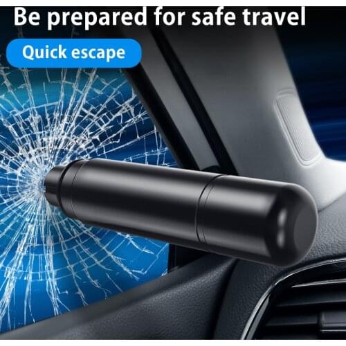 Car Safety Hammer Car Emergency Glass Window Breaker Seat Belt Cutter Life-Saving Escape Car Emergency Tool 1s broken Glass