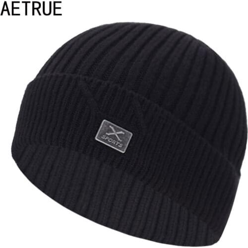 Brand Winter Knitted Hat Skullies Beanies Men Winter Hats For Men Cap Bonnet Mask Warm Male Solid X Women Winter Beanie Hat Cap