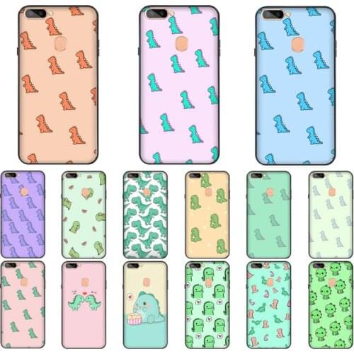 Cute dinosaur Phone Case For OPPOa92020 Case Shockproof Soft TPU Back Cover For RealmeC3 6Pro 6 Reno2z Cute Cartoon