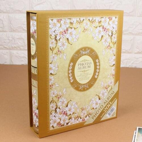 Photo album 200 photos of a million flower series album can be placed in 4*6 inch photo insert style ordinary photo album