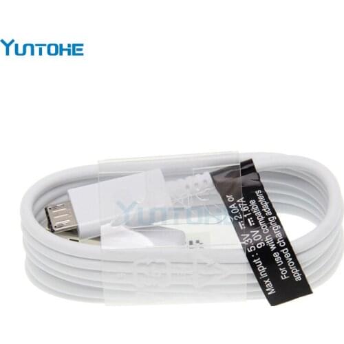 For Samsung Micro USB Cable Galaxy S6 S7 Edge Fast Charger 1.2m 2A Quick Charging Charge Mobile Phone Note 4 5 Data Cable 100pcs