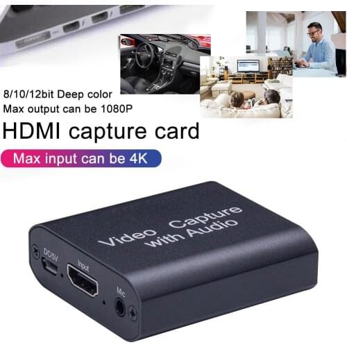 HD Live Streaming Capture Card Compatible With HDMI Video Recording Capture Card Portable Game Capture Card Streaming