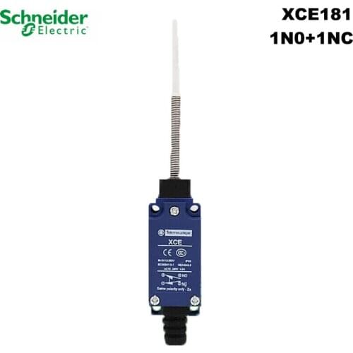 Schneider Electric XCE181 limit switch XCE direct-acting 1NO+1NC with flexible cable sleeve original export brand new