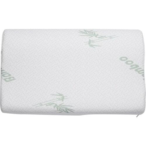 Slow Rebound Bamboo Fiber Pillow Memory Foam Pillows Healthy Breathable Pillow Orthopedic Neck Fatigue Relief Sleeping