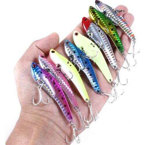 1PCS Metal VIB Sequins 21g Fishing Lure Bait Vibration Spinner Spoon Lure Lifelike Hard Baits Pike Bass Fishing Tool