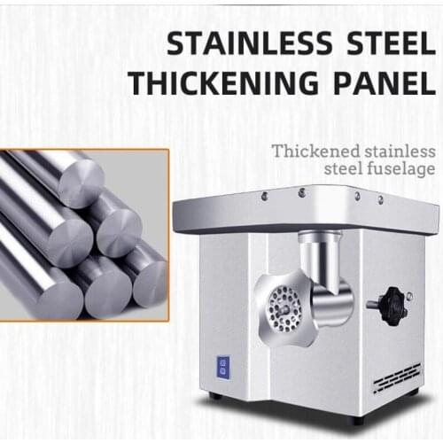 Meat grinder commercial multi-function electric stainless steel household powerful broken meat stuffing sausage machine