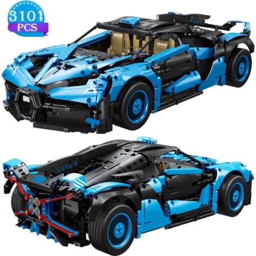 MOYU Technical Ideas Famous Racing Car Model Building Blocks Sport Vehicle Assembly Bricks DIY Toys for Children for Friends