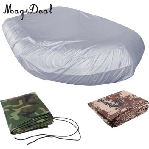 MagiDeal Heavy Duty Waterproof 2.3-4.7m/7.5-15.4ft Inflatable Boat/Dinghy/Tender Cover Storage UV Sun Protection Shield Case