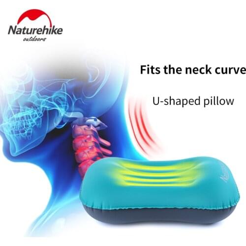 Naturehike Pillow Inflatable Camping TPU Air Pillow Ultralight Hiking Sleep Pillow Outdoor Compressible Travel NH17T013-Z