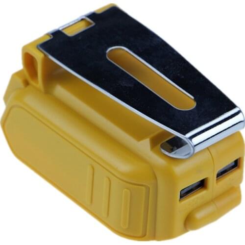 Newest Converter Adapter USB For DeWalt DCB200 DCB201 DCB205 battery free shipping