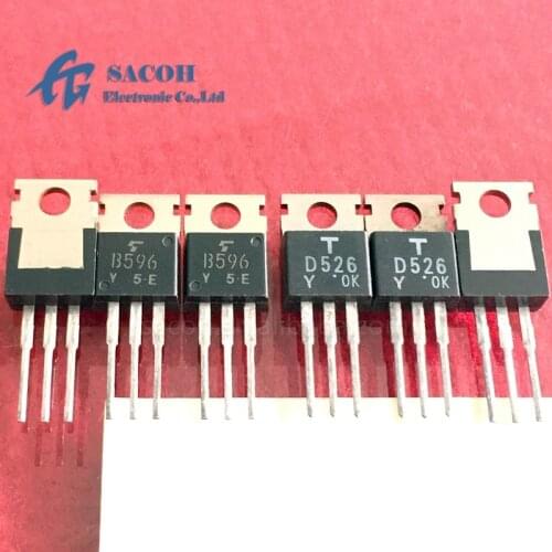 New 10Pairs(20PCS) 2SD526-Y D526-Y 2SD526 + 2SB596-Y B596-Y 2SB596 or 2SD525 2SD525-Y + 2SB595 2SB595-Y TO-220 Power Transistor