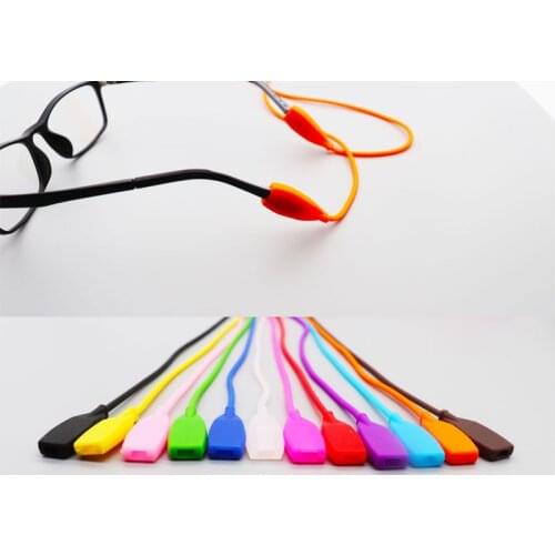 1 Pcs Silicone Eyeglasses Strap Women Glasses Safety Rubber Strap Retainer Sunglasses Band Cord Holder Sports Glasses Rope
