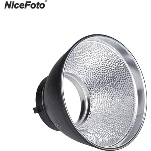NiceFoto 55° Standard Reflector Diffuser Lamp Shade Dish For Bowens Mount Studio Strobe Flash Light Speedlite