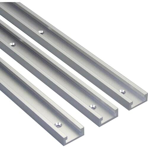 40cm Stainless Steel DIY Woodworking Router Table T-Slot Miter Track Jig Tools Set