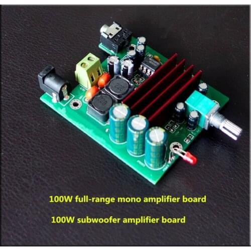 TPA3116D2 100W mono digital amplifier board Subwoofer amplifier board With pre-op amp NE5532