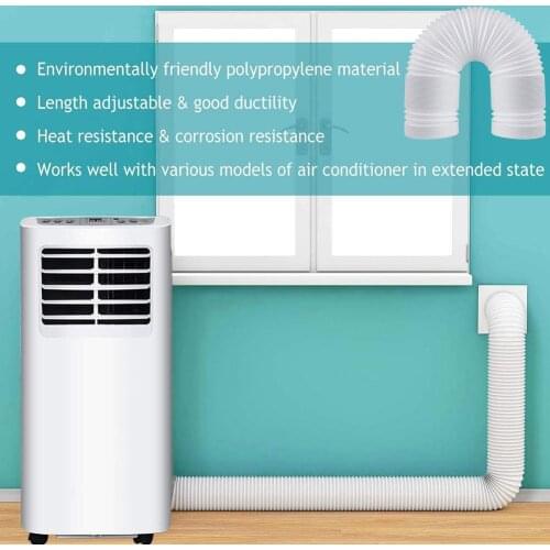1.5/2 Meter Universal Flexible Air Conditioner Exhaust Vent 2021 15cm Hose Tube Diameter Portable 13cm Exhaust Window Pipe D2N6