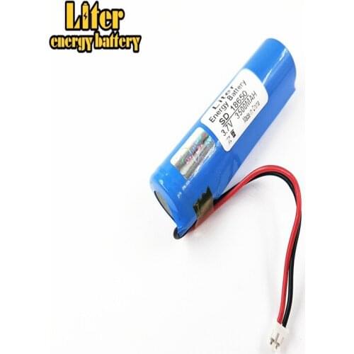 High quality XH2.0/2P connector 3.7V 3500mAh 18650 Rechargeable Li-ion Battery with PCB Protected
