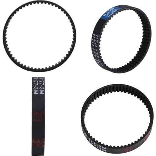 9mm Rubber Toothed Planer Drive Belt For Black Decker KW715 KW713 BD713 177 Timing Transmission Closed Loop Synchronous Belts