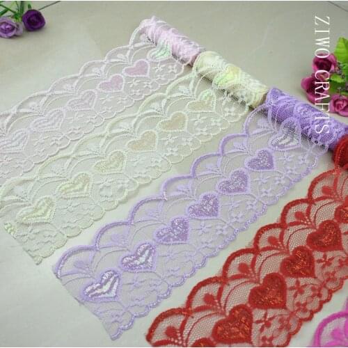 10 yards / series new 75 MM lace 5 color DIY embroidery embroidery net lace trimming fabric ribbon sewing decoration supplies