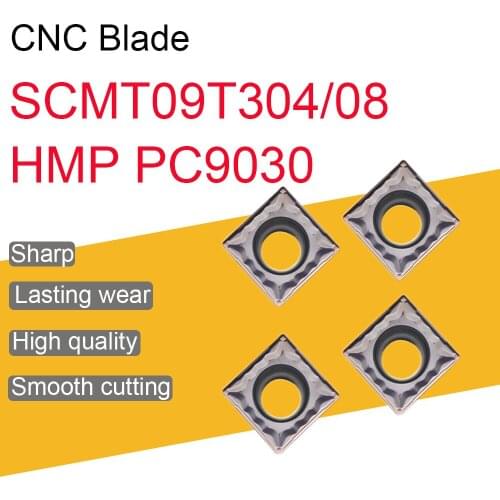100% Original High Quality SCMT09T304 SCMT09T308 HMP PC9030 Internal Turning Tool Carbide Insert Lathe Tool For Stainless Steel