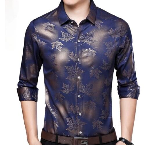 2021 Social Long Sleeve Maple Leaf Designer Shirts Men Slim Fit Vintage Fashions Mens Shirt Man Dress Jersey Casual Clothing