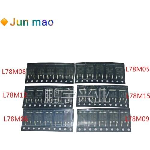 30pcs = 6 Kinds *5pcs TO-252 Transistor Kit 78M05 78M06 78M08 78M09 78M12 78M15 each 5pcs