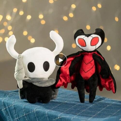 30CM New Kawaii Hollow Knight Plush Toys Figure Ghost Plush Stuffed Animals Doll Boy Game Toys for Children Christmas Gift