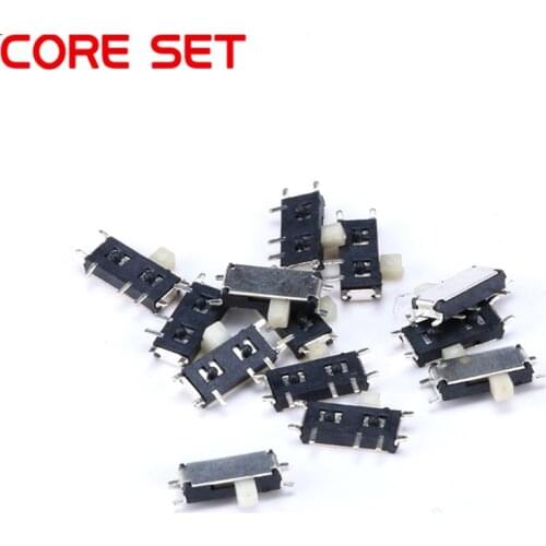 50Pcs/lot Mini 7-Pin On/Off 1P2T SPDT MSK-12C02 SMD Toggle Slide Switch For MP3 MP4 DC 12V 0.1A