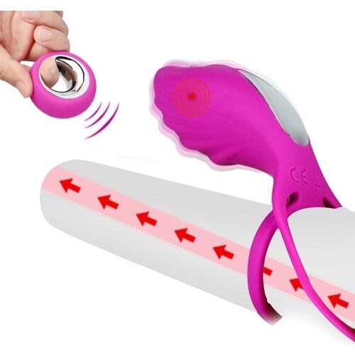 Remote Control Anal Vibrator Double Penetration Strapon Dildo Vibrator Butt Plug G-spot Vibrator Clitoris Stimulator Sex Toys