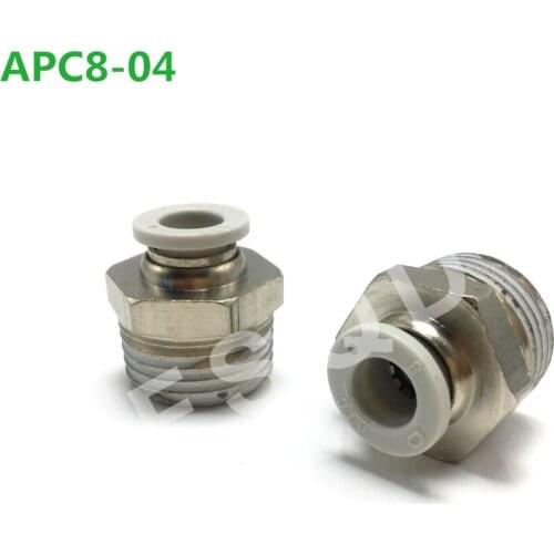 APC8-01 APC8-02 APC8-03 APC8-04 Airtac screw through joint Pneumatic fittings APC series Pneumatic components