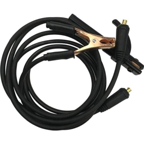 HOT 2 Pcs 300A 1.5M Electrode Holder Stick Welders /Ground Clamp Set Welding Rod Stinger Clamping Tool 300 Amp Solder Leads Kit