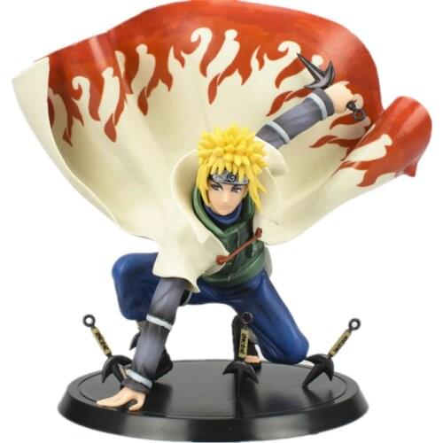 Naruto Shippuden GK Namikaze Minato Anime Action Figure Model 15CM PVC Statue Collectible Quality Assurance Toys For Kids Figma