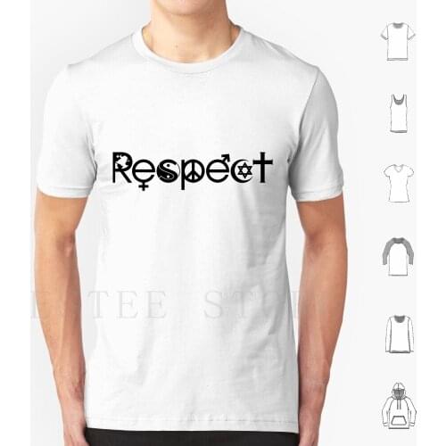 Coexist With Respect T Shirt Men Cotton 6Xl Respect Coexist Peace Sign Golden Rule Love Peace Togetherness Tolerance Kindness
