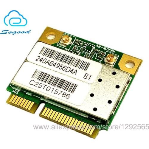 Original Common edition AzureWave RT5390 802.11b/g/n USB half Mini PCI-e Card 300Mbps 2.4G Wireless Network Card AW-NH168H