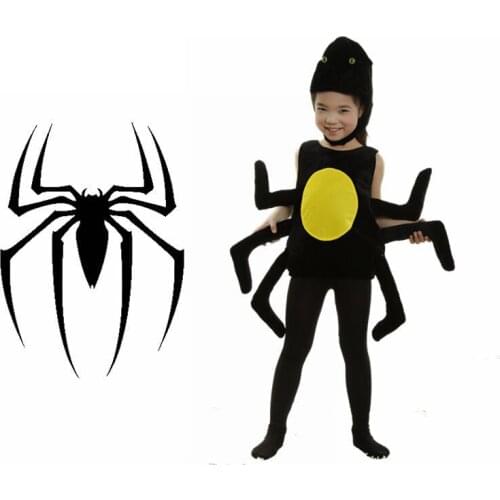 Children spider costume performance Cosplay Clothing spider Costumes Jumpsuit 90-150cm S-4XL size
