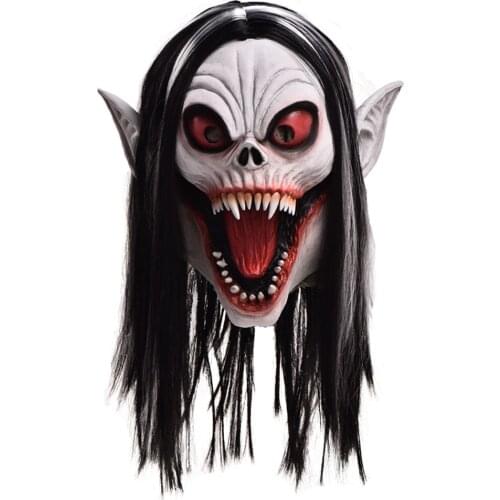 Morbius Mask Anime Masks Morbius the Living Vampire Latex Mascaras Cosplay Mascarillas Halloween Vampires Costumes Face Masques