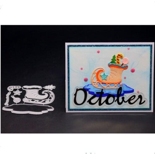 YINISE SCRAPBOOK Metal Cutting Dies For Scrapbooking Stencils SOCKS DIY Paper Album Cards Making Embossing Die Cuts Cutter MOLD