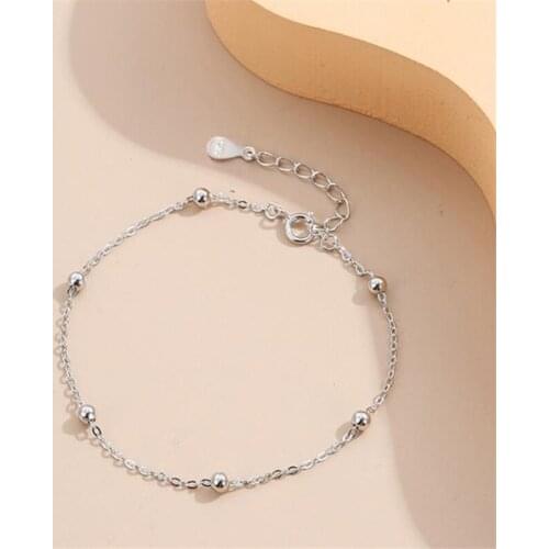 Fashion 925 Sterling Silver Bracelets Female Wrist Accessories Trendy Chain Bracelet Women Jewelry 2021 New Birthday Gift Girl