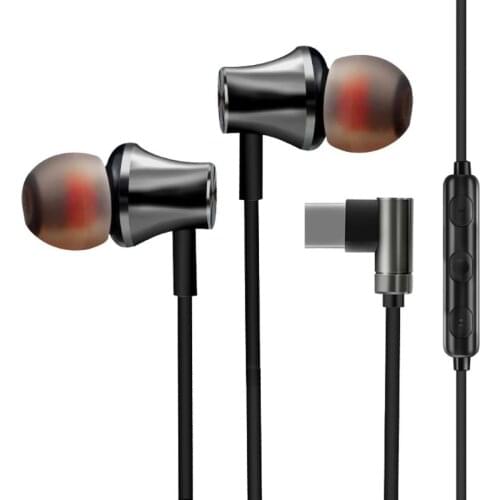 90 Degree Game Earphone Deep Bass Metal In-ear Earbuds Mic Volume Control For Xiaomi MI 6 6X 8 Mix 2 2S Note 3 Huawei Mate 10