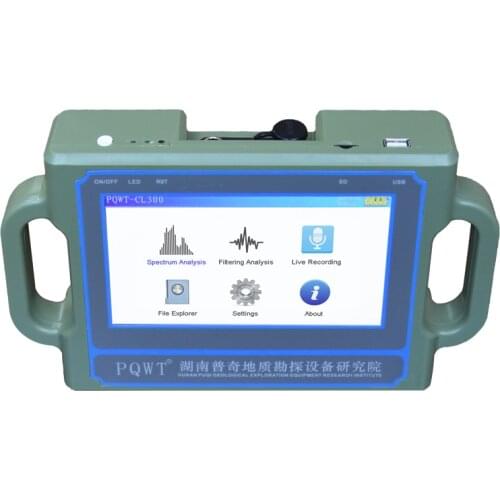 PQWT CL300Newest High Performance Water Leak Detector For 3m Underground Pipe Leakage Detection Instrument